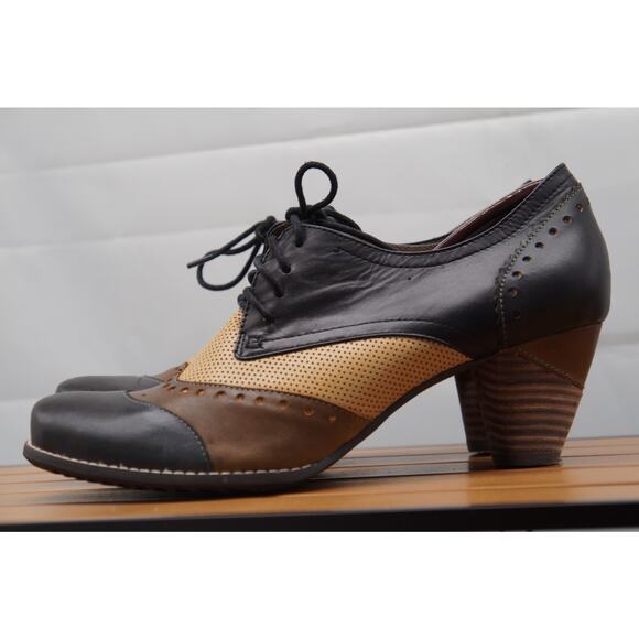 Spring Step L'Artiste Bardot Dress Pump Womens 42(11) Derby Oxford Bootie Shoe - Picture 2 of 11